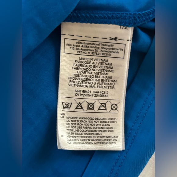 Reebok Tank‎ Top Womens Large Racerback Blue Crossfit Workout Top ActivChill - Picture 4 of 6